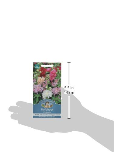 Mr Fothergill's 12354 Flower Seeds, Hollyhock Majorette Mixed