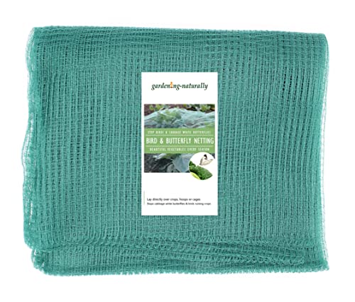 Gardening Naturally Soft Green Anti Butterfly Netting for Garden Fruit Crop Protection (2m x 5m)