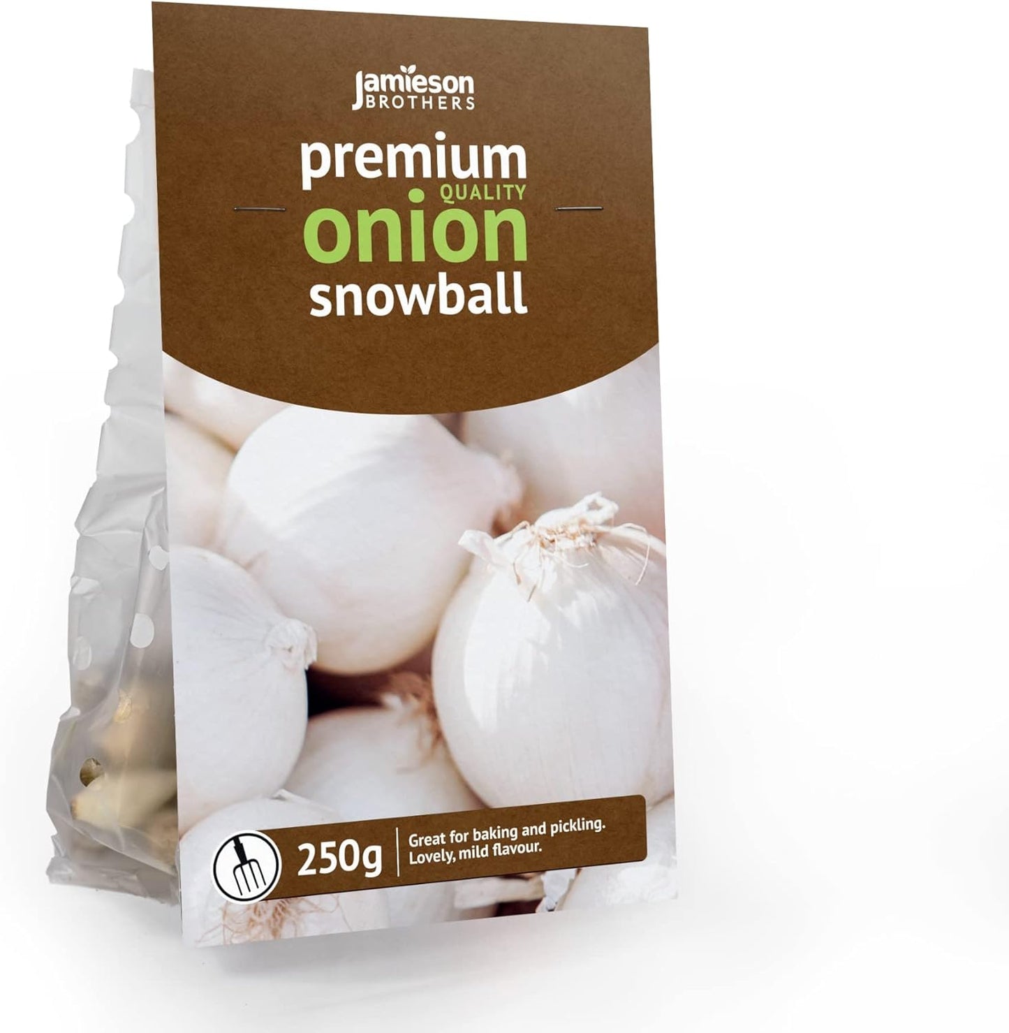 Snowball Winter Onion Sets (250gm) by Jamieson Brothers - Bulb Size 14/21