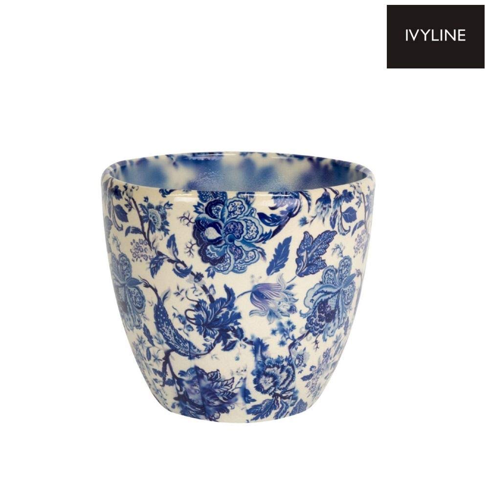 Ivyline VBM1413 Monza Vintage Blue Planter D13Cm, one size