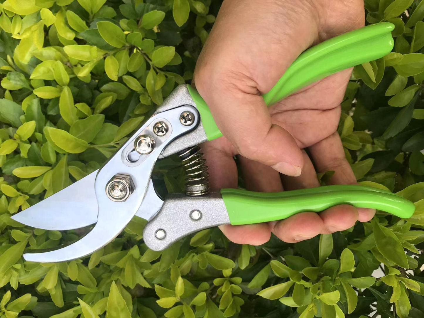 Horsvill Garden Shears, Pruning Scissors Made of Japanese SK4 Steel Blades, Garden Secateurs for Heavy Duty, Garden Snips and Flower Plants Clippers, Professional Pretty Garden Tools (Wood Grain)