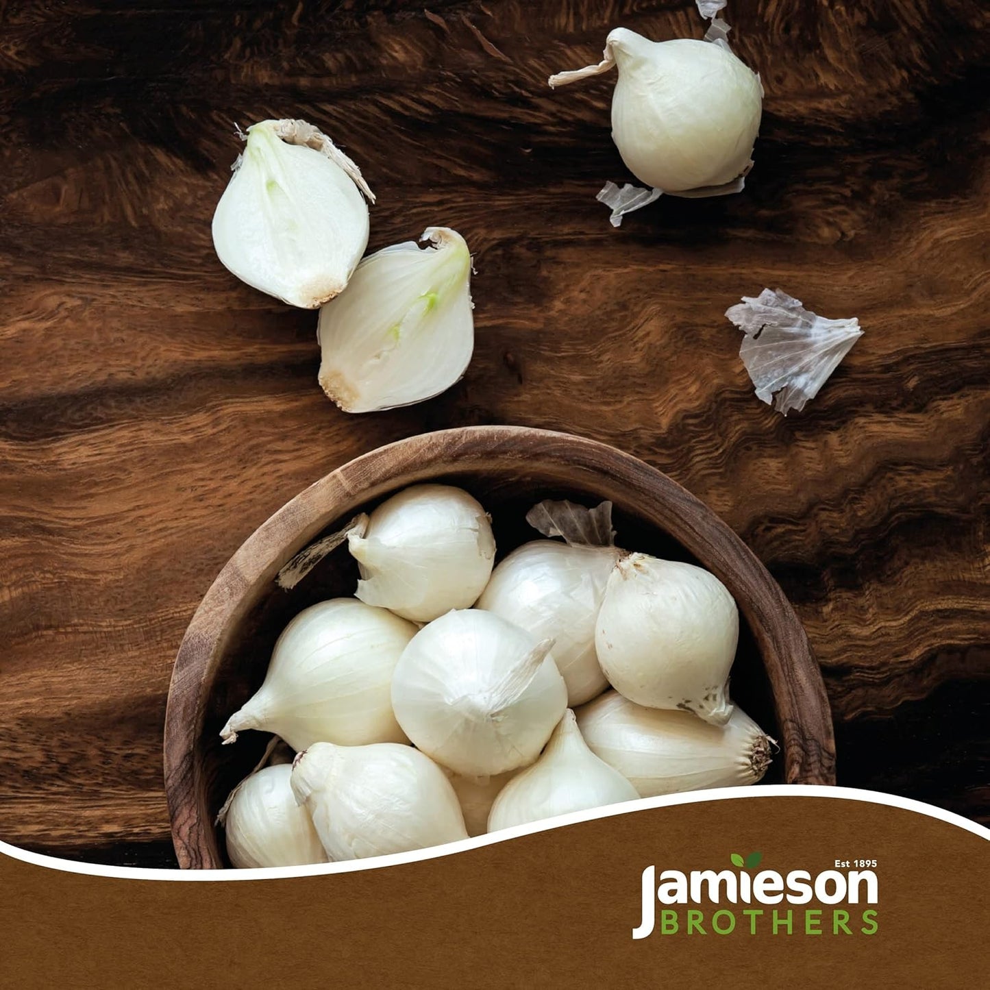 Snowball Winter Onion Sets (250gm) by Jamieson Brothers - Bulb Size 14/21