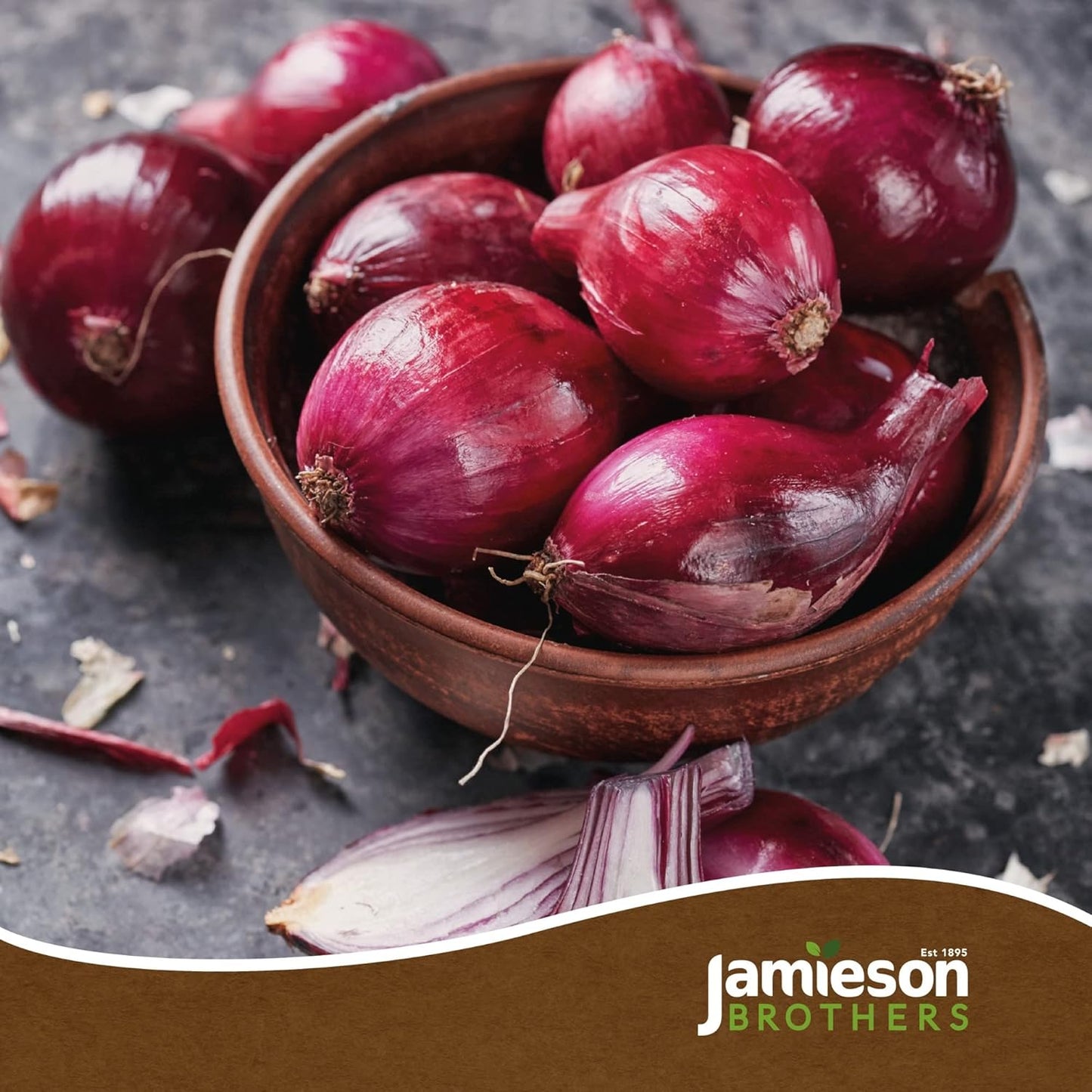 Mixed Winter Onion Sets 3x250gm (Radar, Senshyu and Red Winter) by Jamieson Brothers® - Bulb Size 14/21