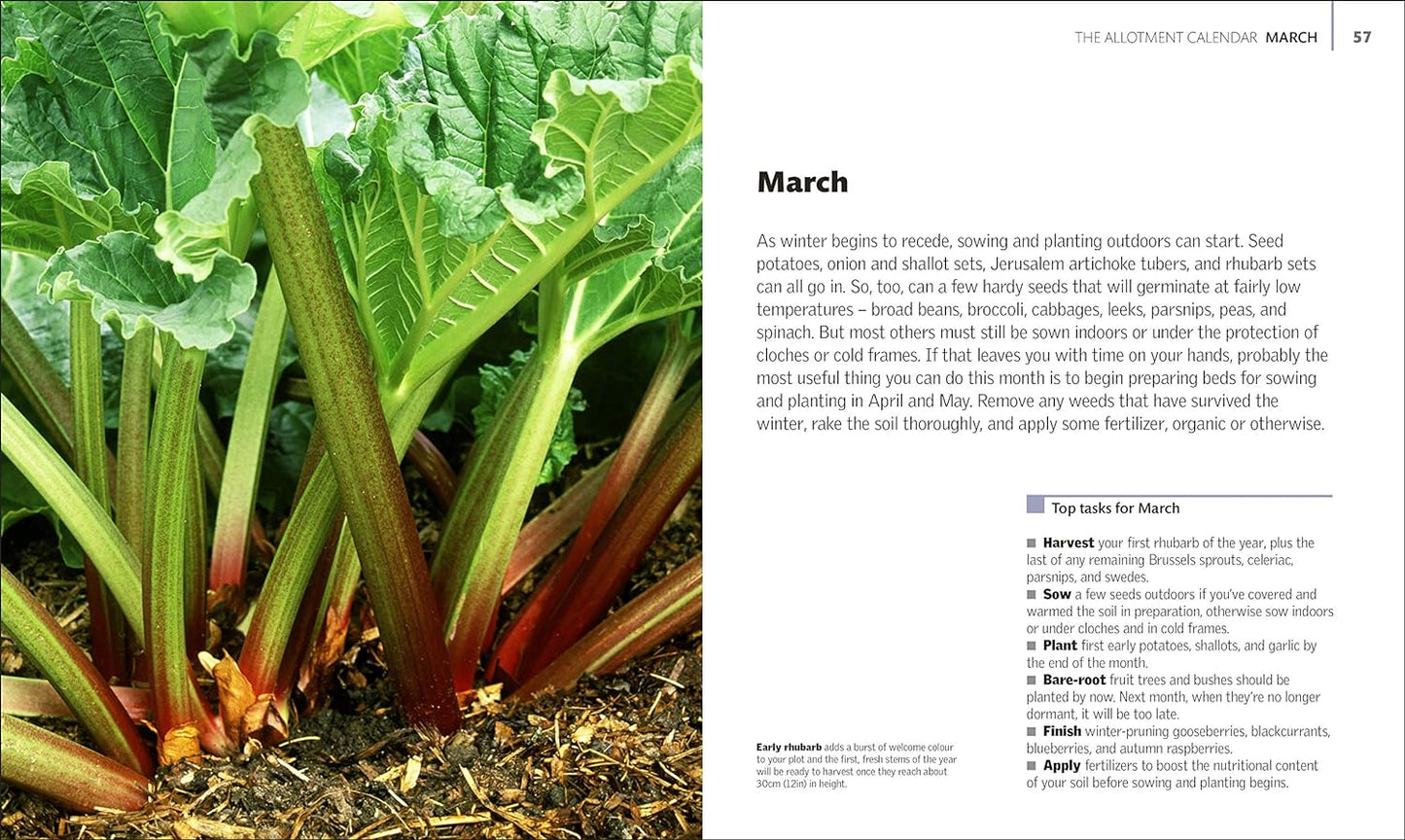 Allotment Month By Month Book - Alan Buckingham