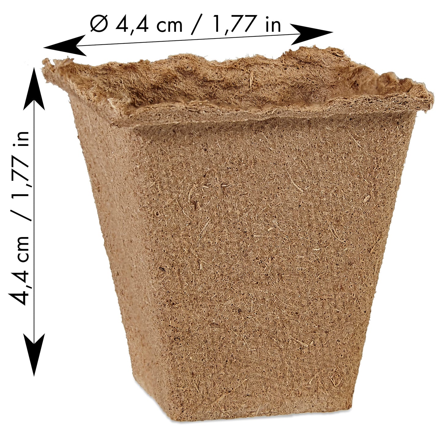 OwnGrown Biodegradable Planting Pots: 60 Premium Small Plant Pots for Seedlings made of Wood Fibre – Growing Pots Biodegradable – Biodegradable Plant Pots for Seed Trays – Fibre Pots for Plants