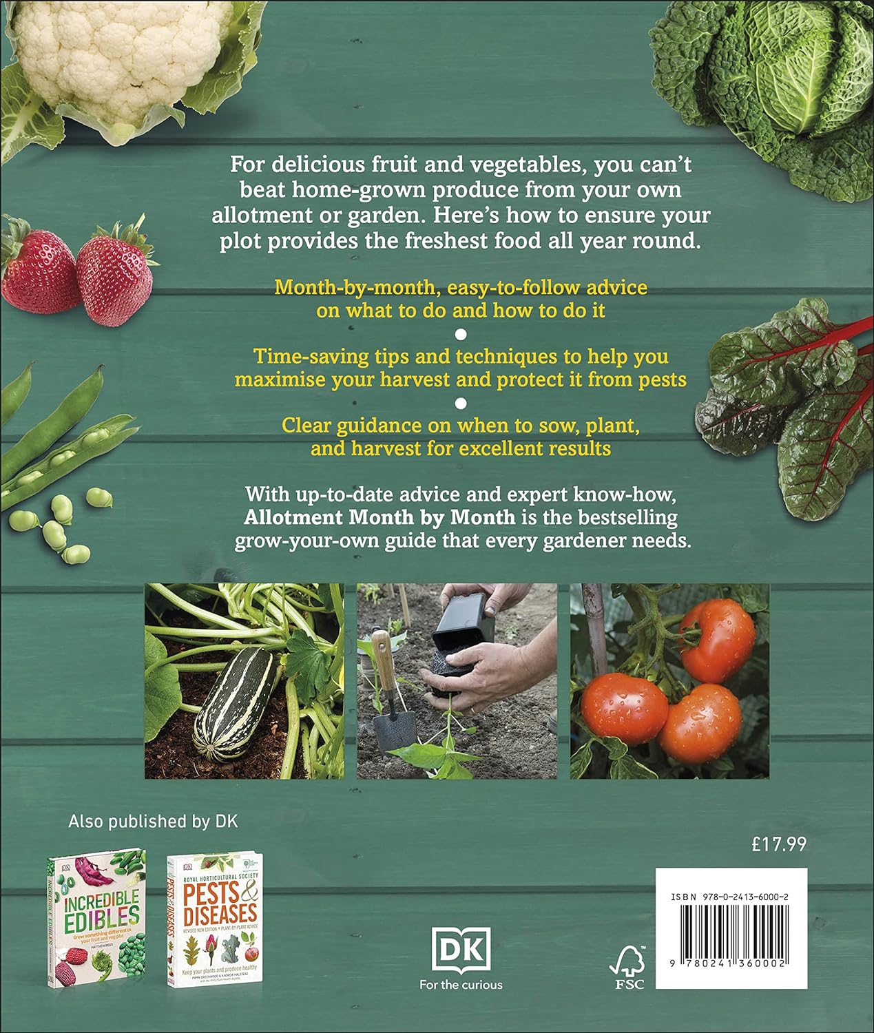 Allotment Month By Month Book - Alan Buckingham